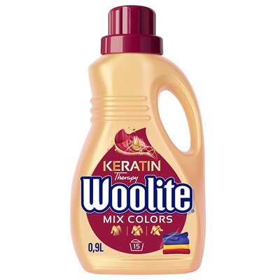 Płyn do prania WOOLITE Keratin Therapy 900 ml do kolorowych tkanin z keratyną