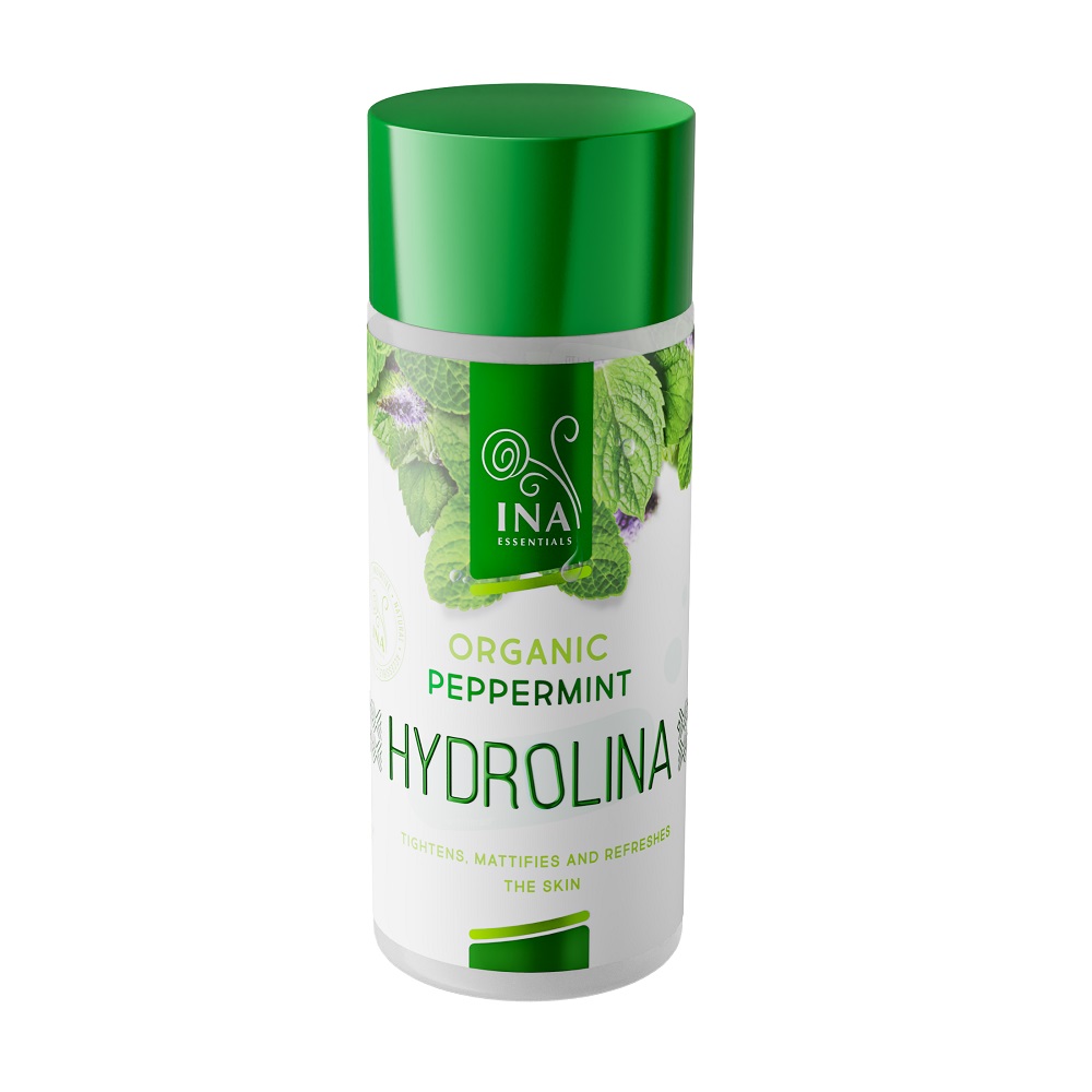 Ina Essentials Hydrolina organiczna woda z mięty pieprzowej do twarzy, 150 ml