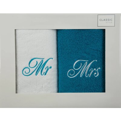 Zestaw ręczników Mrs Mr (2 sztuki)