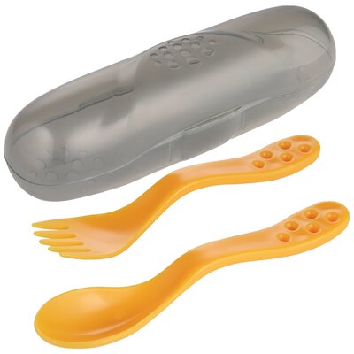 Zestaw sztućców CANPOL BABIES 74/019 Żółty (3 elementy)