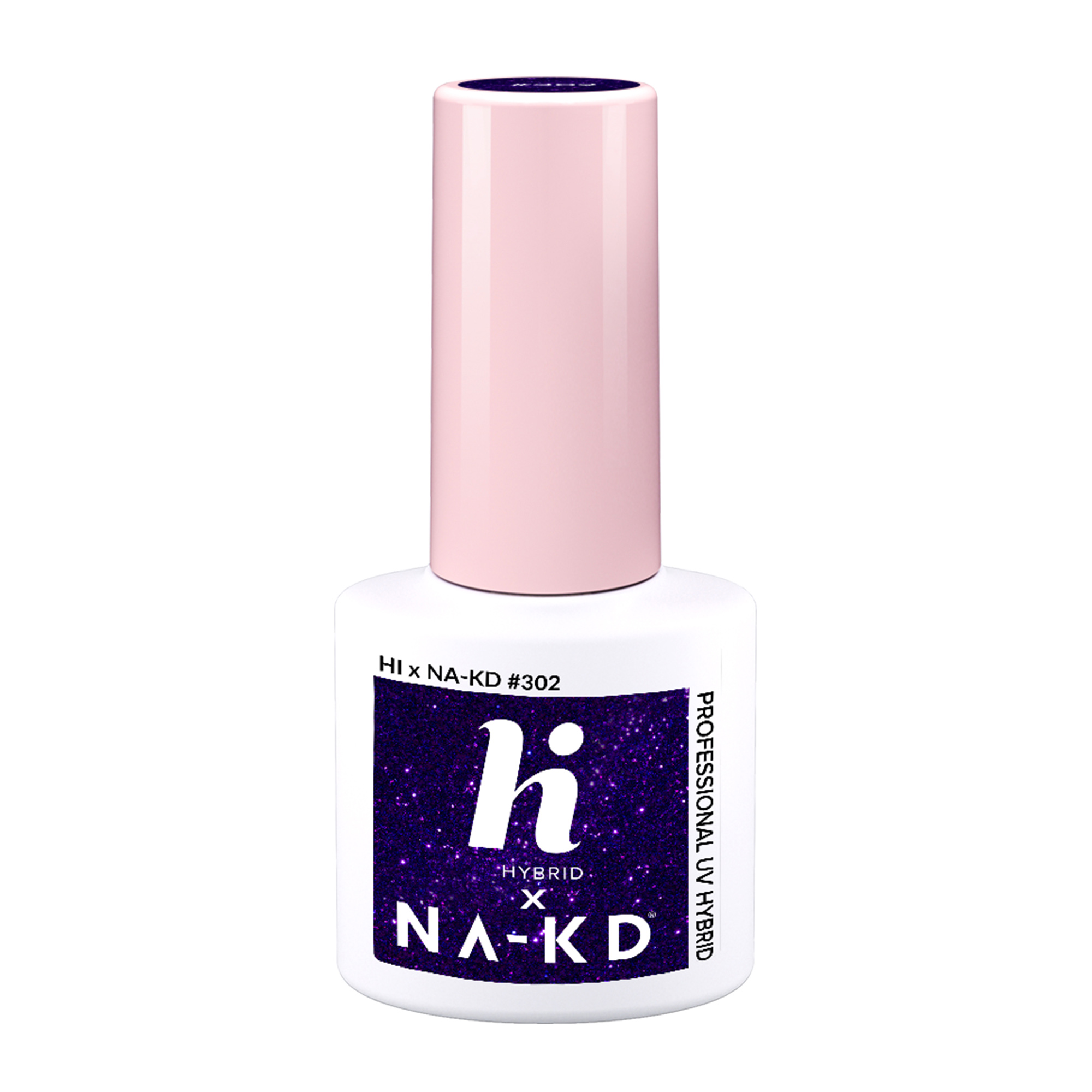 Hi Hybrid NA-KD lakier hybrydowy do paznokci 302 shiny violet, 5 ml