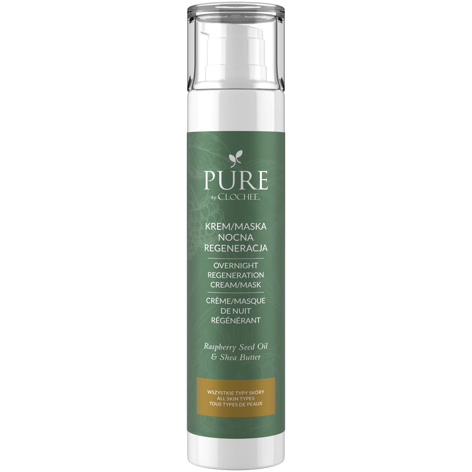 Pure By Clochee regenerujący krem-maska nocna do twarzy, 50 ml