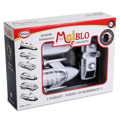 Klocki magnetyczne MALBLO Magnetic Pojazdy kosmiczne MAL0318