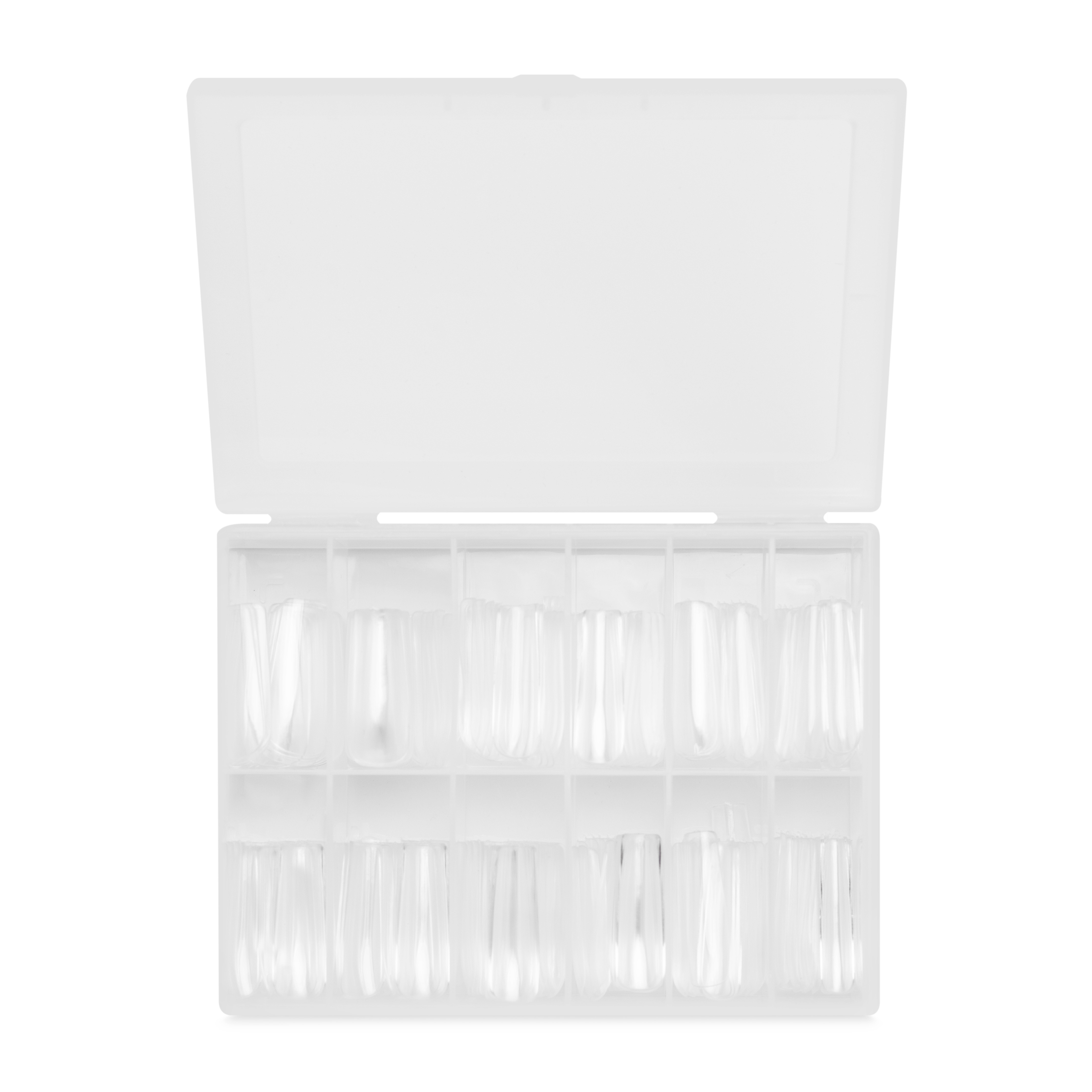 Mani King Instant Nails Full Cover Tips gotowe elastyczne paznokcie A11 kwadrat, 240 szt./1 opak.