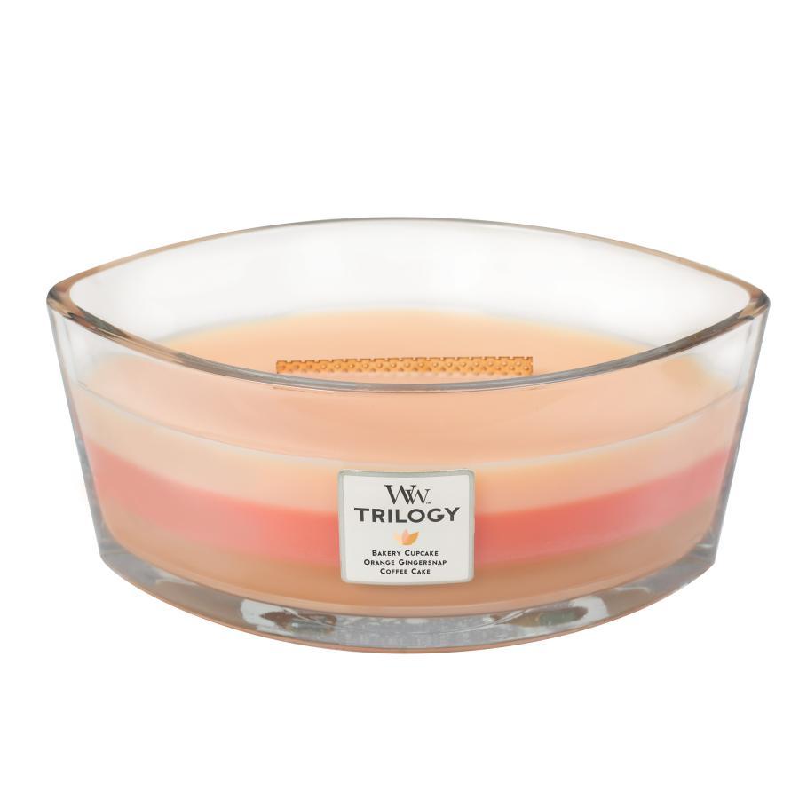 WoodWick - Świeca Hearthwick Trilogy Fresh Baked 60h