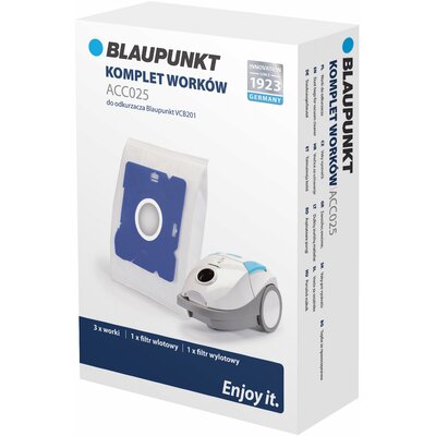 Worek do odkurzacza BLAUPUNKT ACC025 (3 sztuki)
