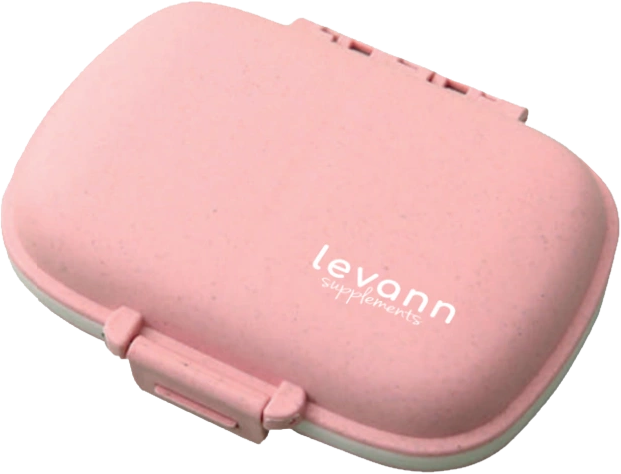 Levann Supplements Pillbox organizer na suplementy, 1 opak.