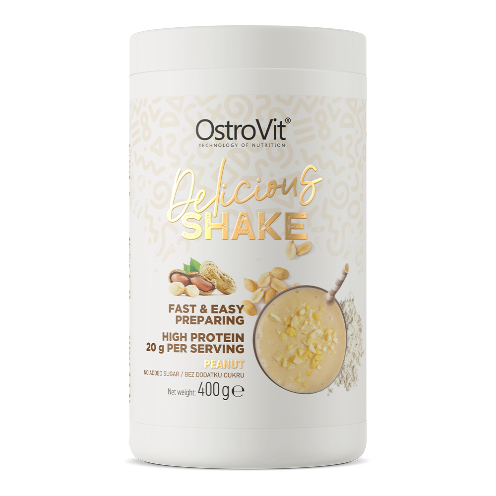 OstroVit Delicious Shake suplement diety o smaku arachidowym, 400 g