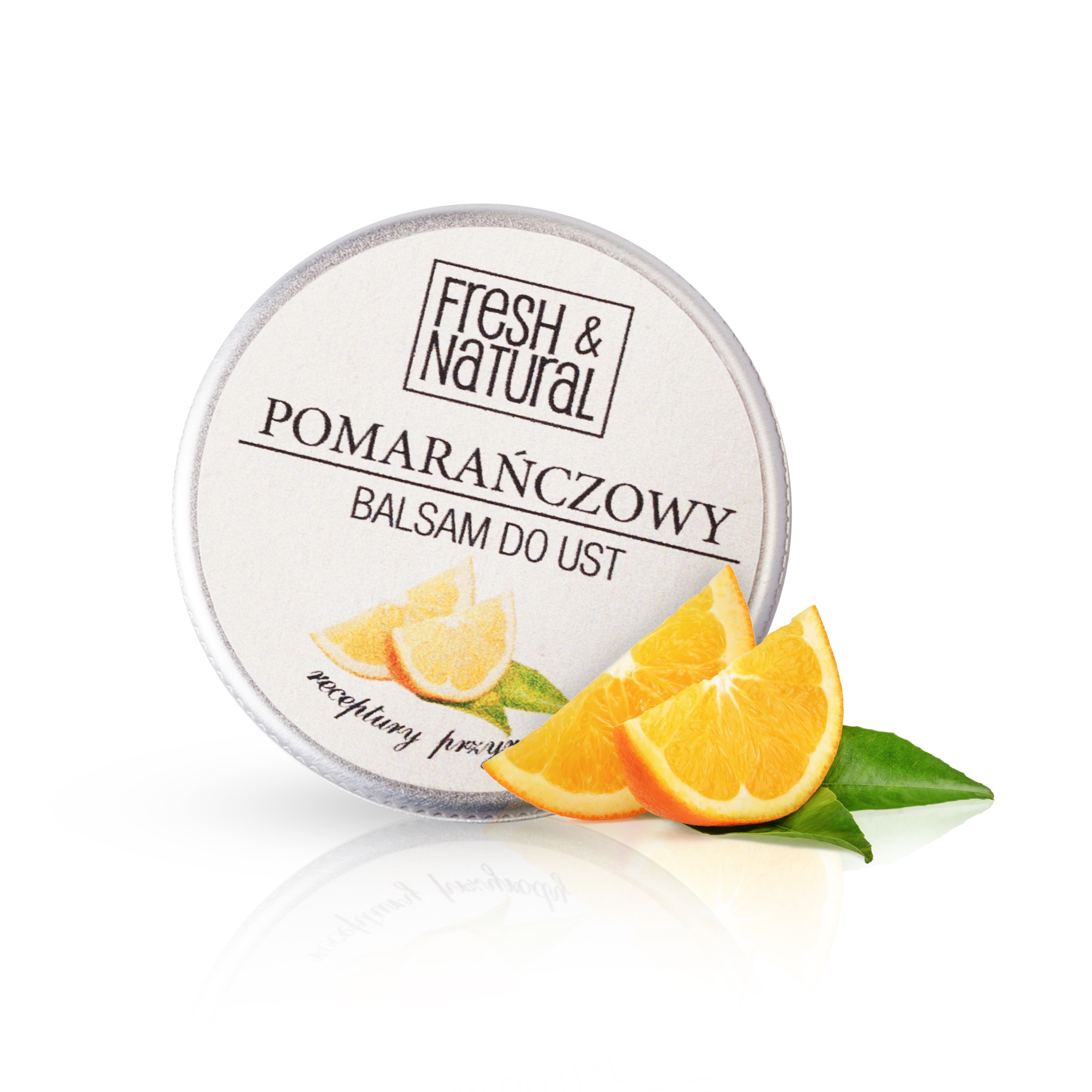 Fresh & Natural balsam do ust pomarańczowy, 15 ml