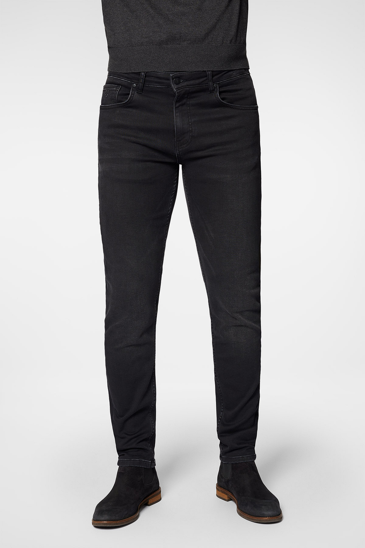 Próchnik - Jeansy Czarne Slim Fit PM7