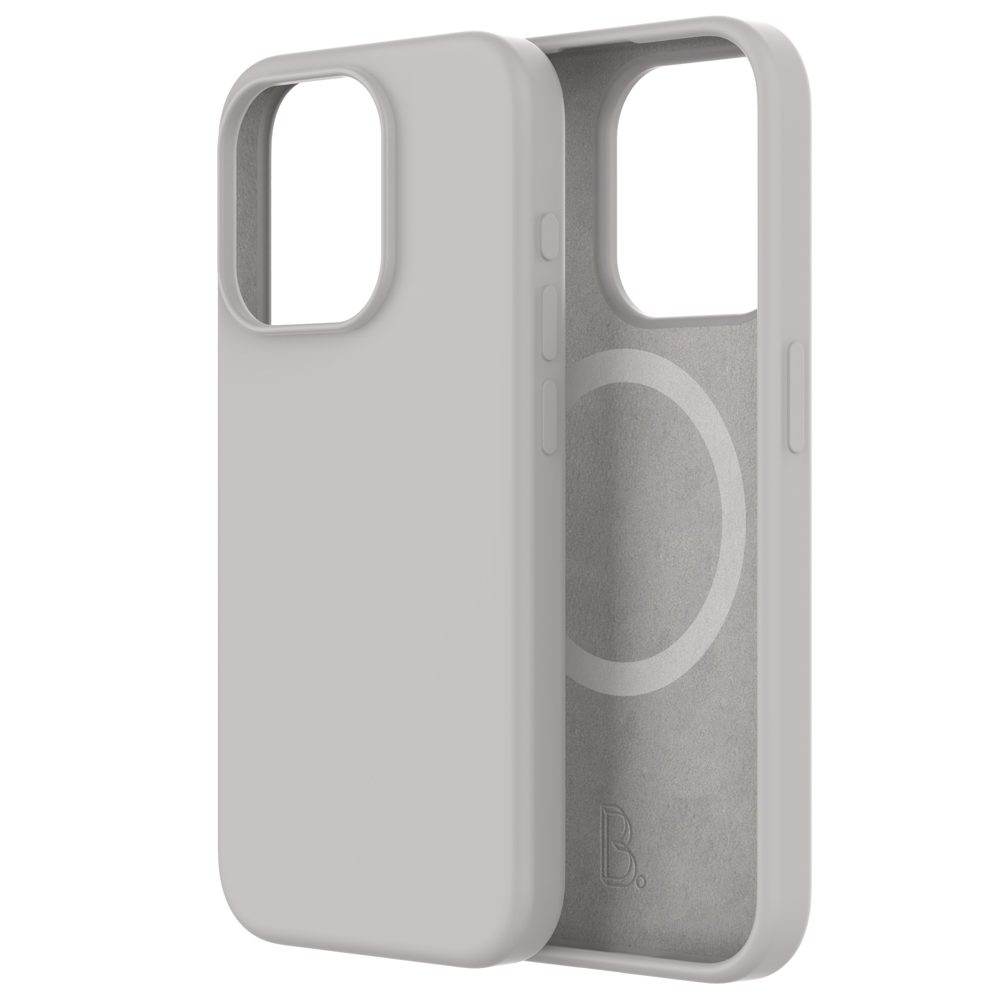 B.Safe Magnetic Silicon Case Natural Titanium - etui iPhone 15 Pro