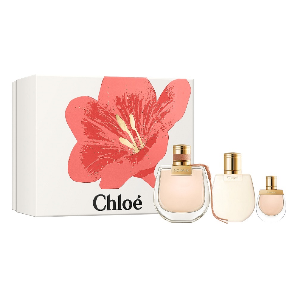Chloé Nomade zestaw: woda perfumowana damska, 75 ml + balsam do ciała, 100 ml + miniatura wody perfumowanej, 5 ml