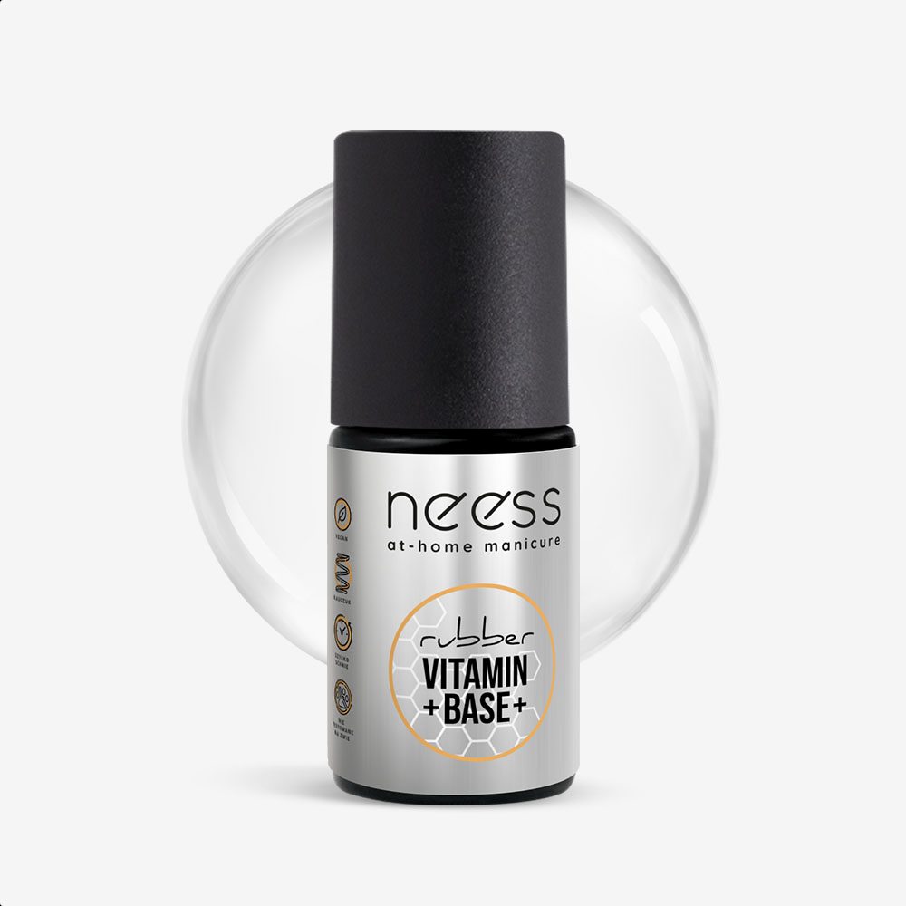 Neess Rubber Vitamin baza hybrydowa do paznokci, 4 ml