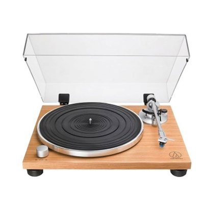Gramofon AUDIO-TECHNICA AT-LPW30TK Brązowy, Manualny, Napęd paskowy, Pokrywa w zestawie, Prędkość odtw. 33 1/3,45 obr./min