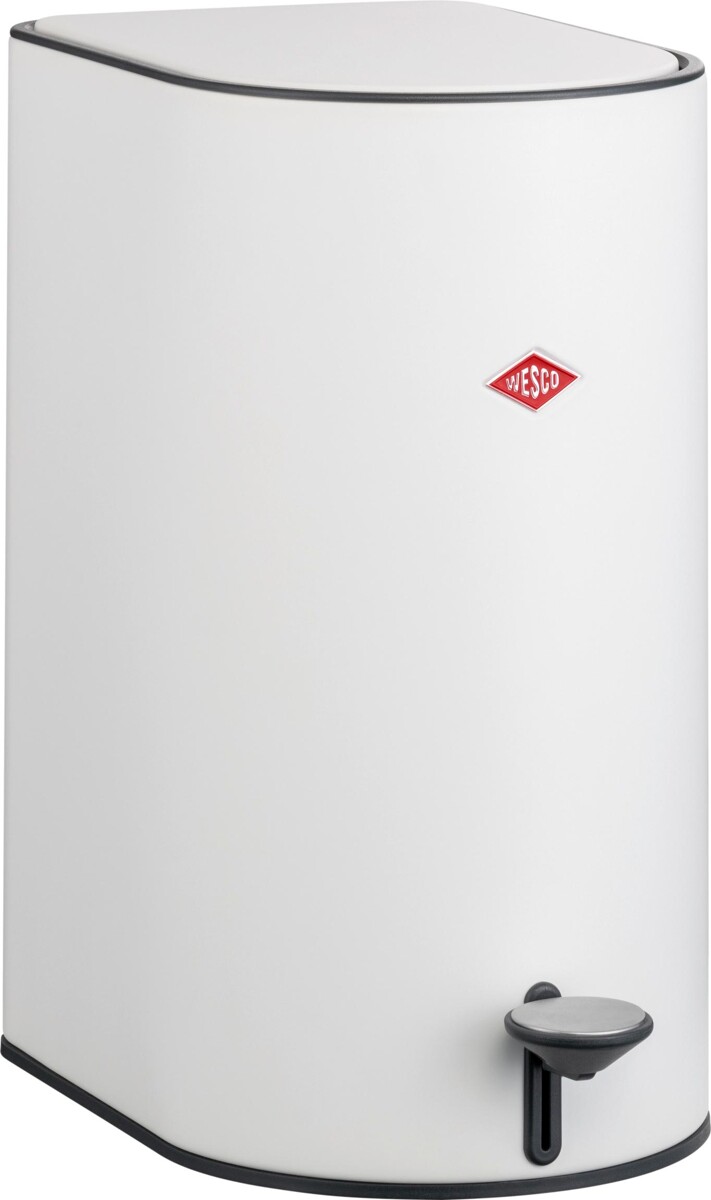 WESCO - Kosz na śmieci 9 l Step Boy Biały matowy