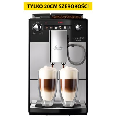 Ekspres MELITTA Latticia OT F300-101 Srebrny 20 cm szerokości