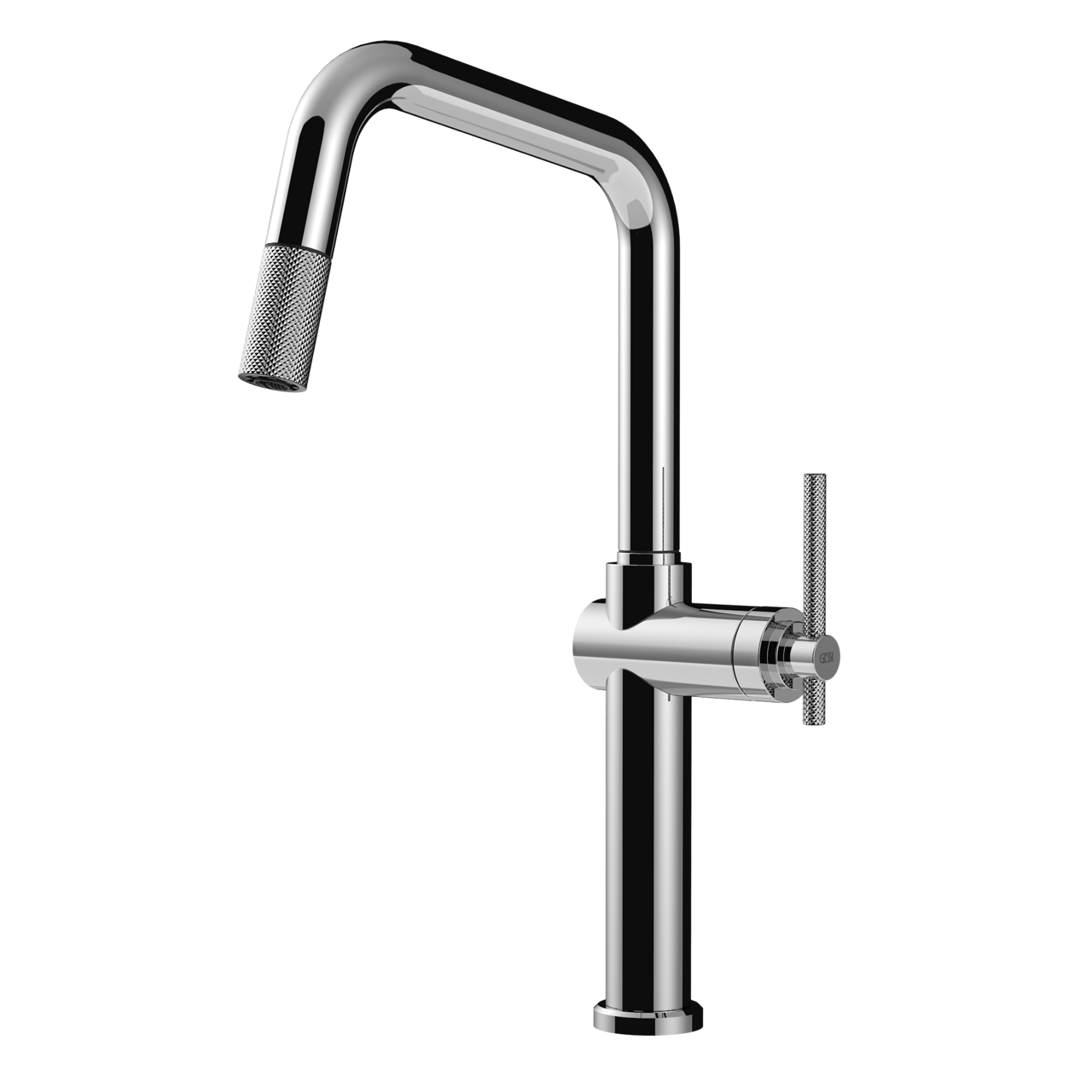 Gessi - Bateria kuchenna Habito wyciągana wylewka Chrom