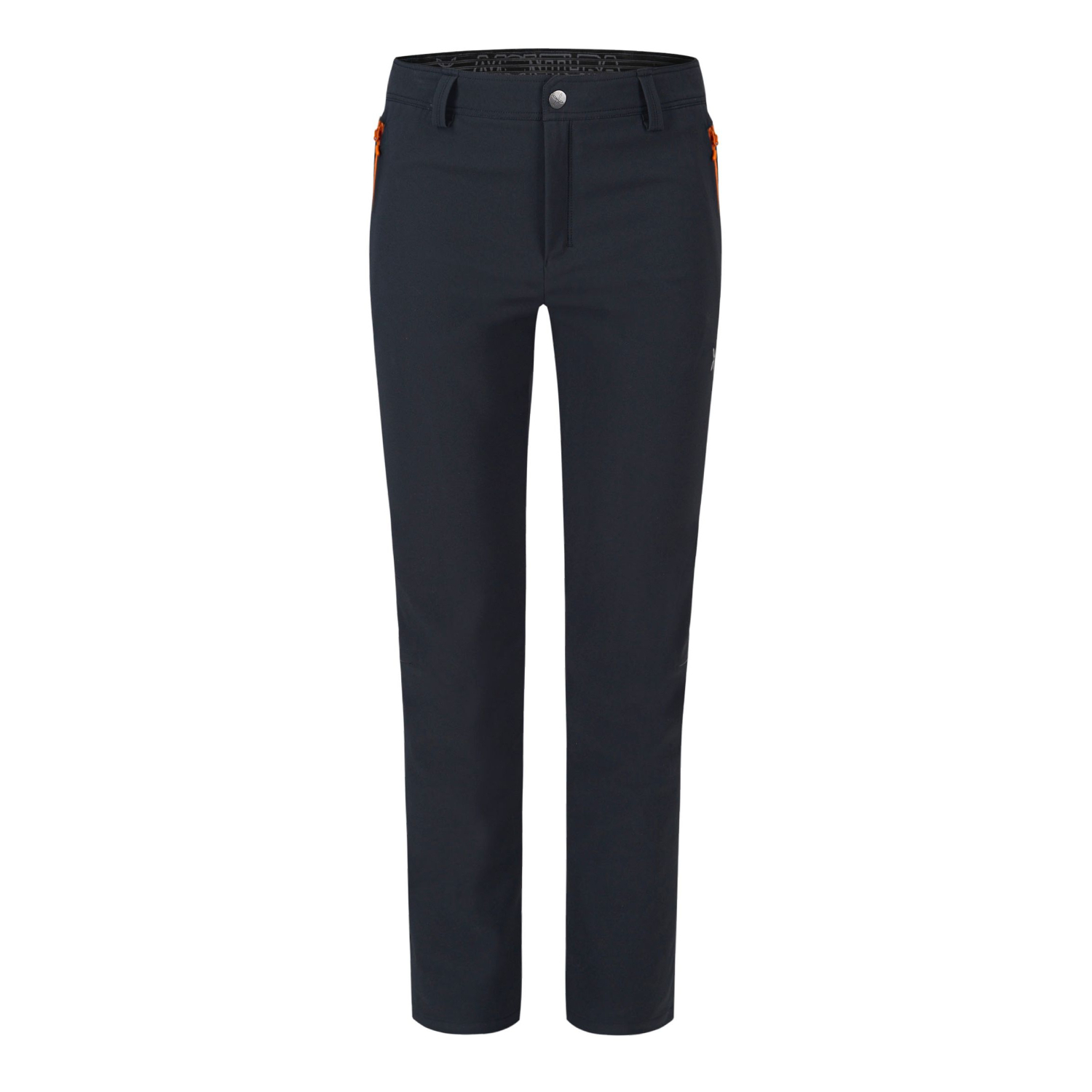 Męskie spodnie trekkingowe Montura Renon Pants nero/mandarino - XL