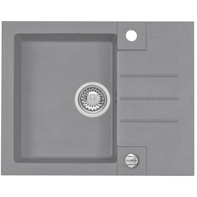 Zlewozmywak jednokomorowy z ociekaczem ALVEUS Rock 30 1213081 Beton 47.5x59.5
