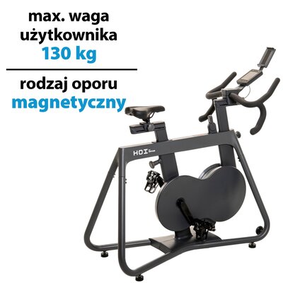 Rower spinningowy KETTLER Hoi Frame Speed Szary