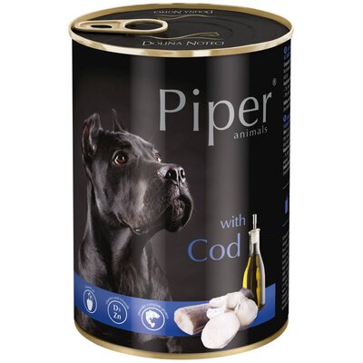 Karma dla psa PIPER Animals z dorszem 400 g