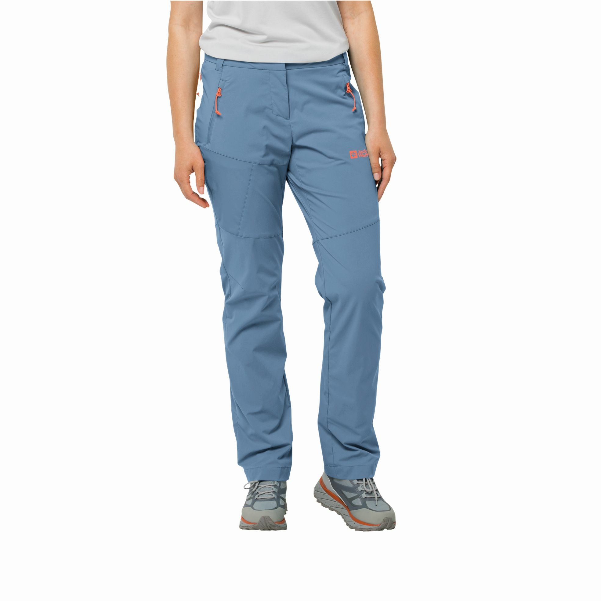 Damskie spodnie softshellowe Jack Wolfskin GLASTAL PANTS W elemental blue - 40