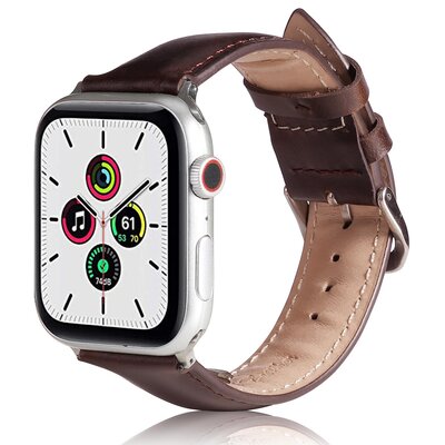 Pasek BELINE Leather do Apple Watch 2/3/4/5/6/7/8/SE/SE 2/Ultra do koperty 42/44/45/49mm Brązowy