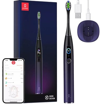 Oclean X Pro Violet - inteligentna szczoteczka
