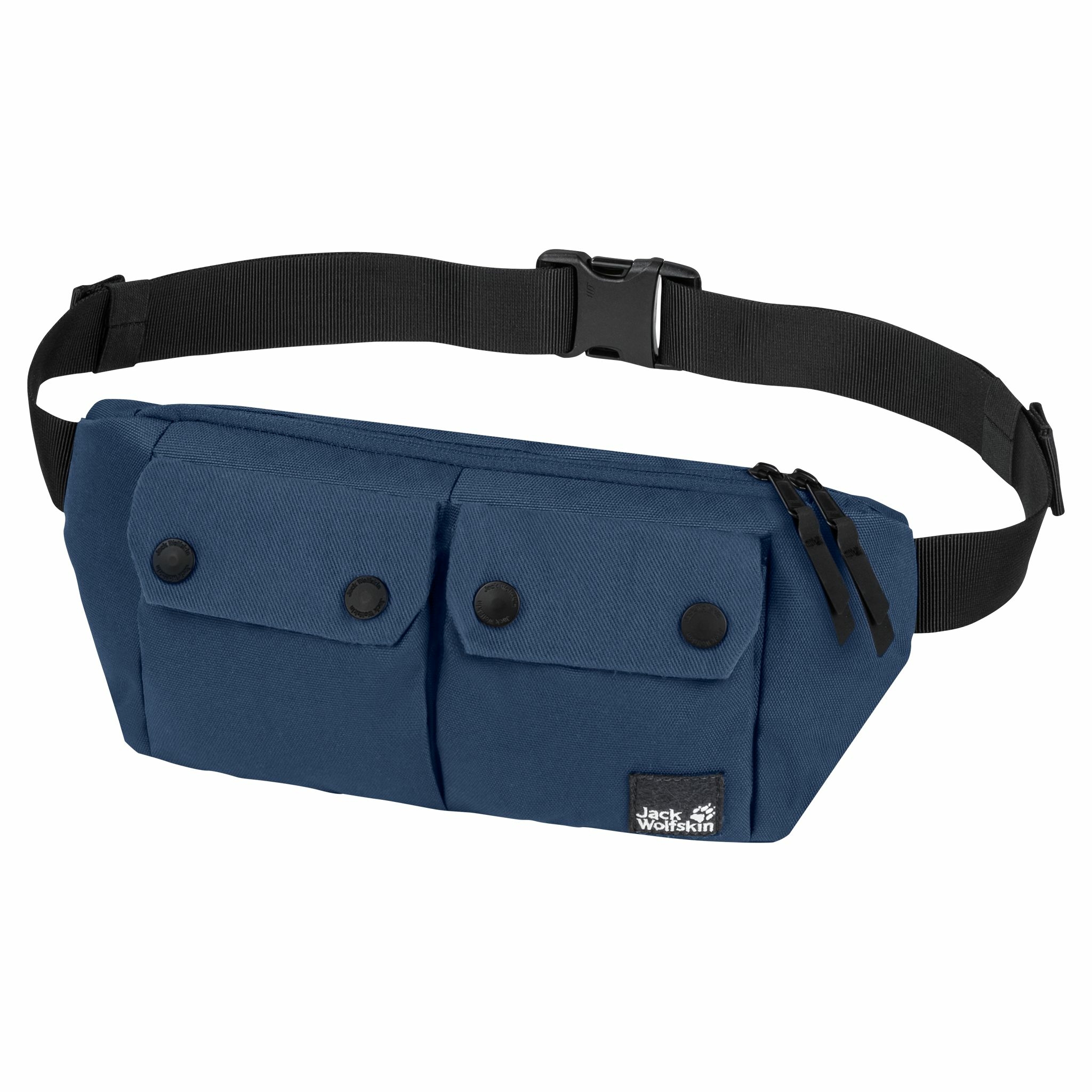 Torebka biodrowa - nerka Jack Wolfskin ANCHOR HIPBAG dark indigo - ONE SIZE