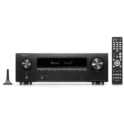 Amplituner DENON AVR-X1800H Czarny 7.2-kanałowy,  8K,dźwięk 3D, Dolby Atmos, DTS:X, BT, AirPlay2, Wi-Fi, Multiroom HEOS
