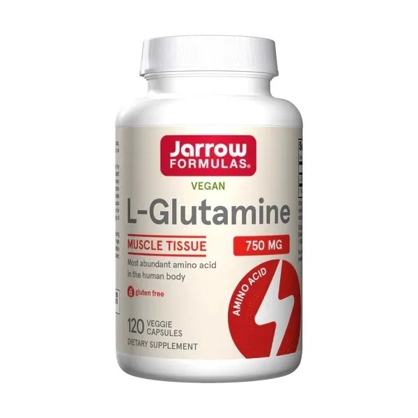 Jarrow Formulas suplement diety L-Glutamina, 750mg, 120 kaps./1 opak.