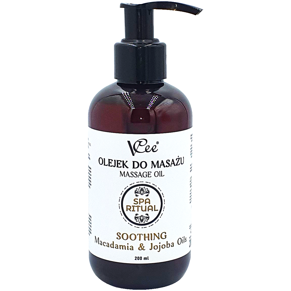 Vcee Soothing olejek do masażu ciała, 200 ml