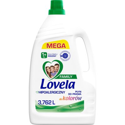 Płyn do prania LOVELA Family 3762 ml do kolorowych tkanin hipoalergiczny