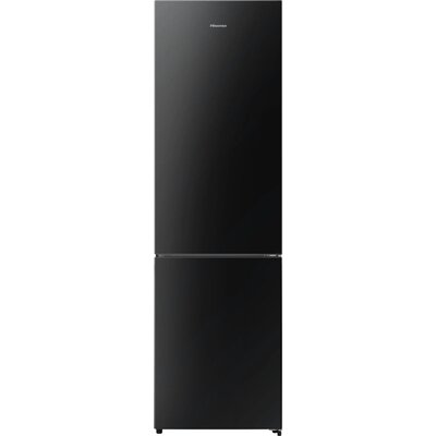 Lodówka HISENSE RB440N4GBE No frost 200.4cm Czarna (szkło) Licowane drzwi Szuflada z niższą temperaturą