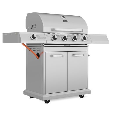 Grill gazowy KOLER Relish v4 Srebrny 17.2 kW 76 x 46.5 cm