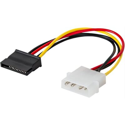 Kabel MOLEX - SATA SAVIO AK-10 0.18 m