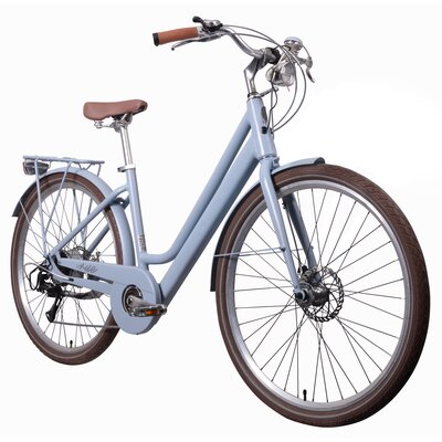 Rower elektryczny INDIANA La Rue D18 28 cali Niebieski mat