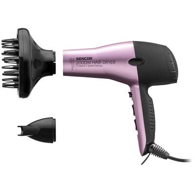 Suszarka SENCOR SHD 6700VT Czarno-różowy 2000W