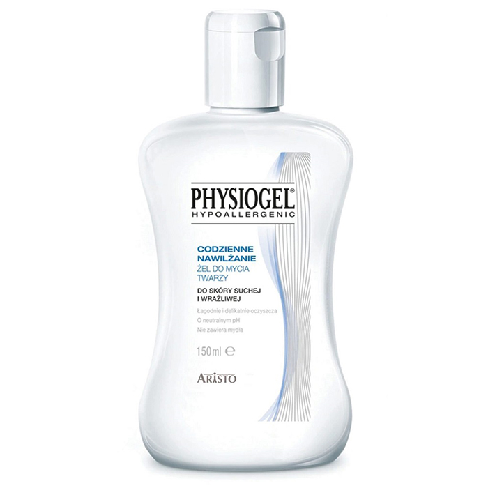 Physiogel żel do mycia twarzy do skóry suchej i wrażliwej, 150 ml