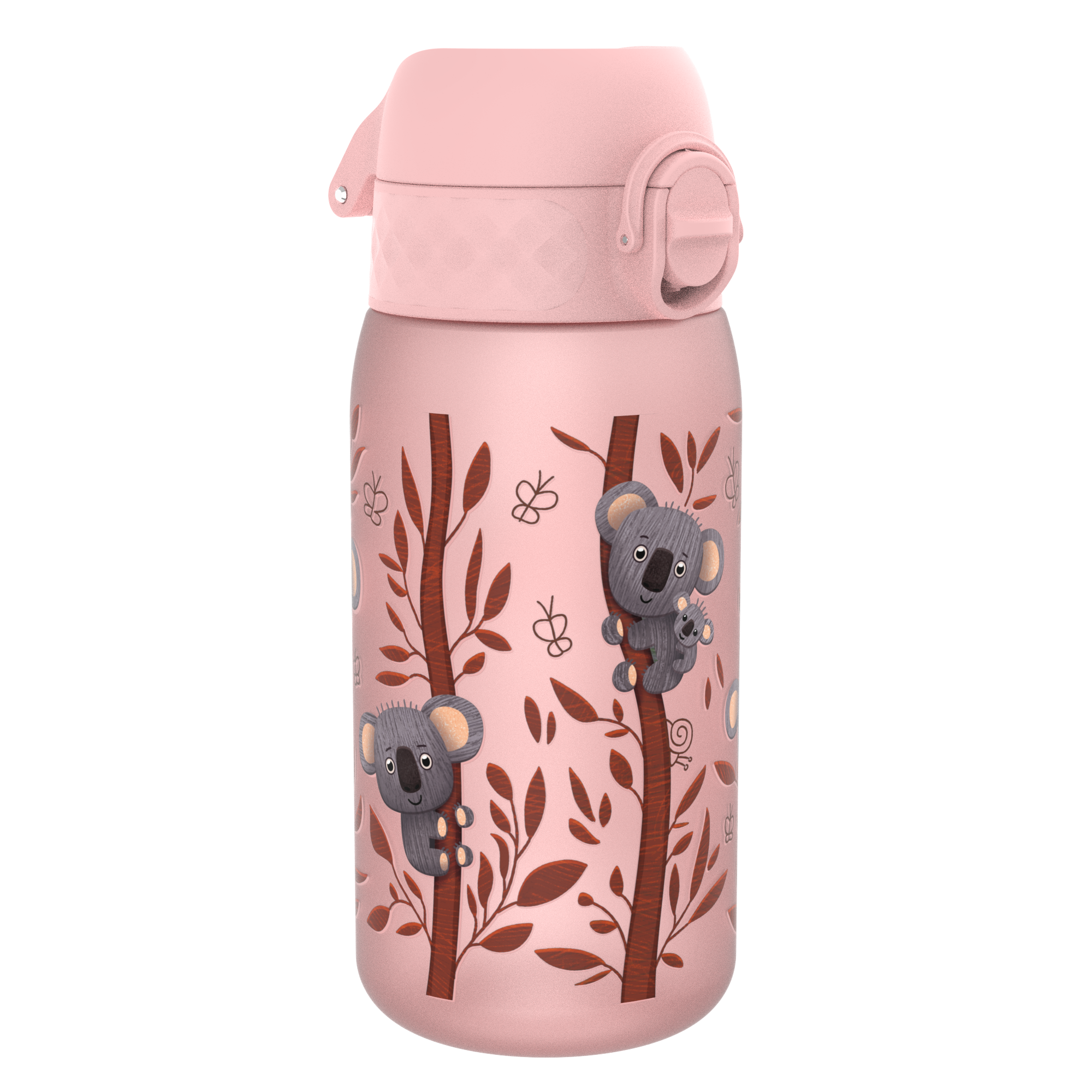 Ion8 bidon z ustnikiem BPA Free Jasno różowy Koala, poj. 350 ml, 1 szt.