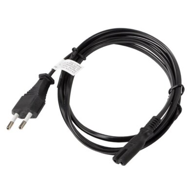 Kabel zasilający EU 2 pin (CEE 7/16) - IEC 320 C7 LANBERG 3 m
