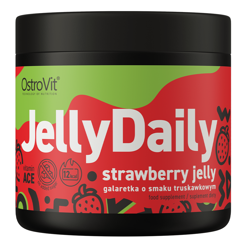 OstroVit Jelly Daily 350 g o smaku truskawkowym