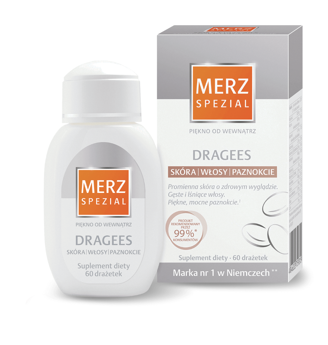 Merz Spezial Dragees, suplement diety, 60 tabletek