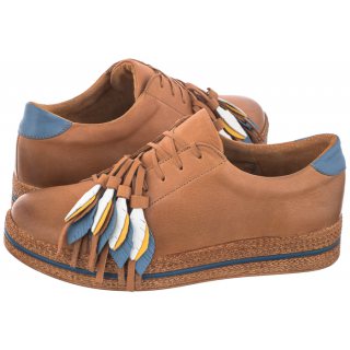 Półbuty Maciejka Brązowe/Rude 04550-29/00-5