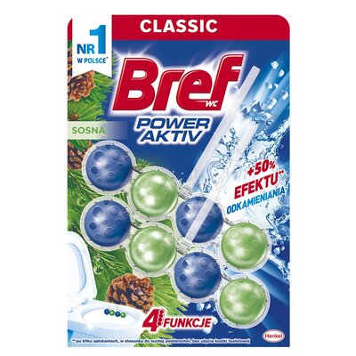 Kostka do WC BREF Power Aktiv Sosna 2x50g