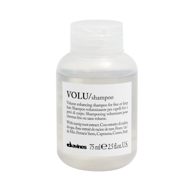 Davines Volu nawilżający szampon do włosów zwiększający objętość, 75 ml