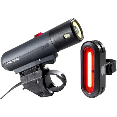 Zestaw lampek rowerowych KRYPTONITE Alley F650 - Avenue R50