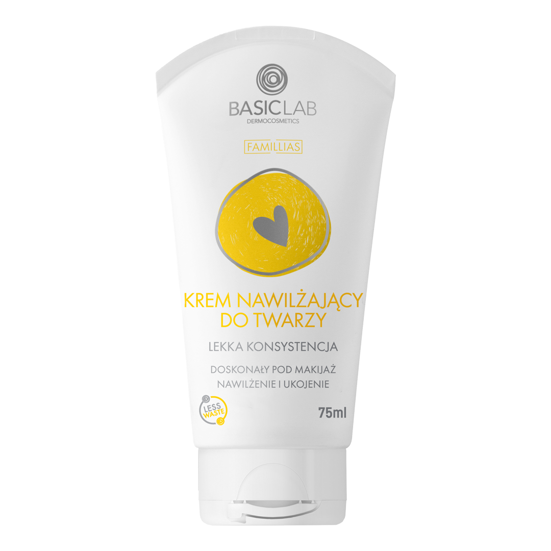 Basiclab Famillias nawilżający krem o lekkiej konsystencji do twarzy, 75 ml