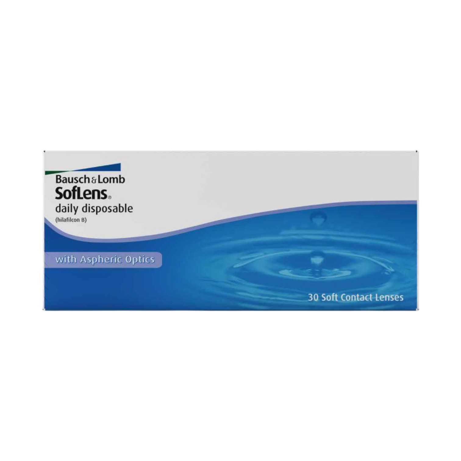 Soflens Daily Disposable jednodniowe soczewki kontaktowe, moc -00.50, 30 szt./1 opak.