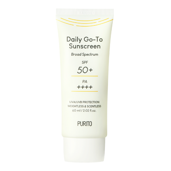 Purito Daily Go-To Sunscreen codzienny krem przeciwsłoneczny do twarzy SPF50+ PA++++, 60 ml
